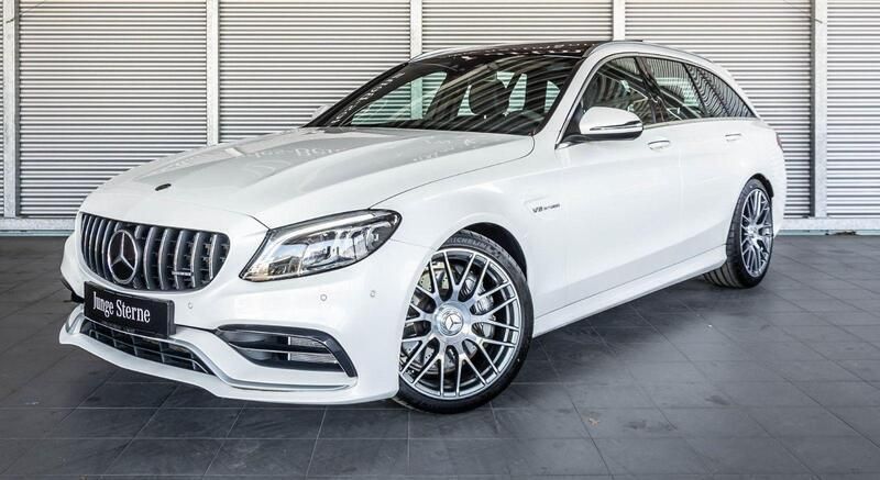 Weiß Gebraucht 2018 Mercedes C63 AMG AMG Kombi | 44.500 € (Superpreis) - Bild 1/4