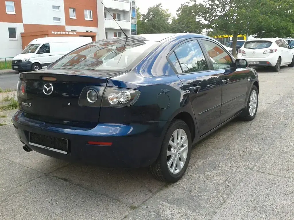 Gebraucht Mazda 3 Active Plus 105 PS (77 kW) 2009 Blau Limousine