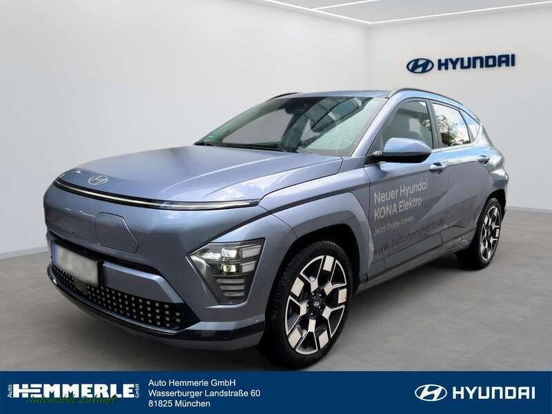 Meta blue / mic Gebraucht 2023 Hyundai Kona Prime SUV | 39.990 € (Teuer) - Bild 1/4