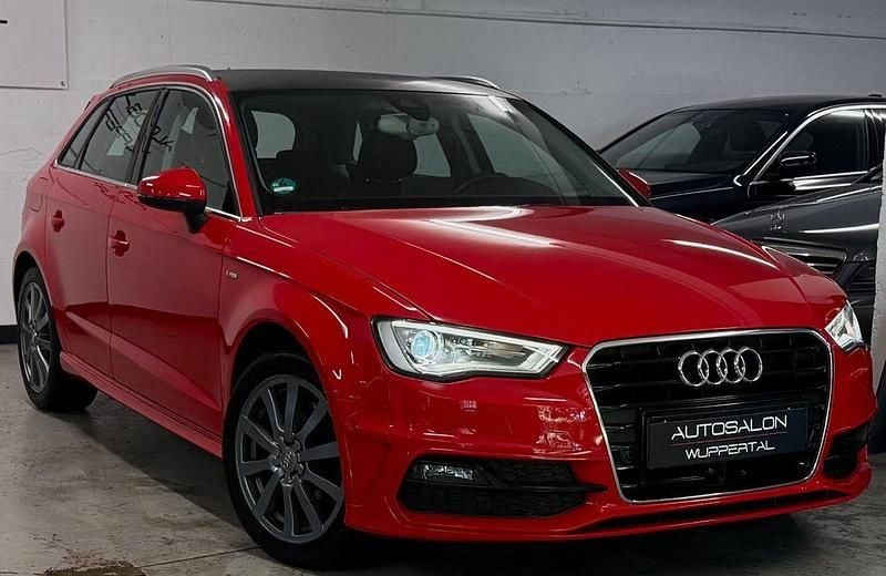 Rot Gebraucht 2013 Audi A3 Sportback S-Line Kleinwagen | 16.990 € (Fairer Preis) - Bild 1/4