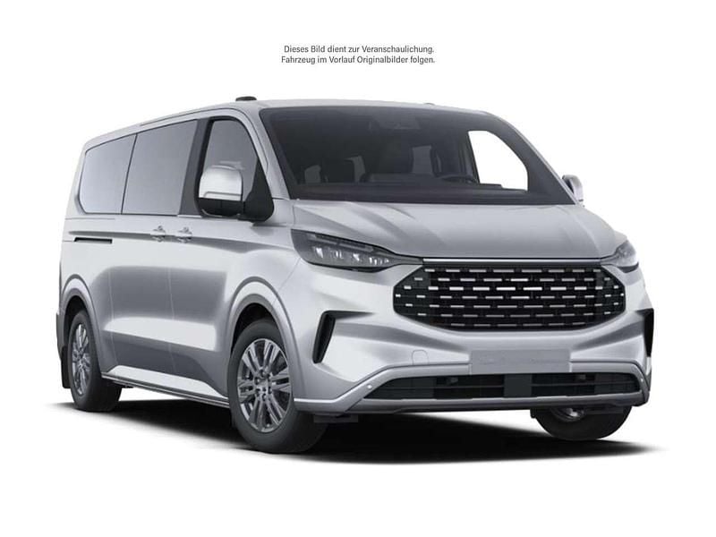Moondustsilber metallic Neu 2025 Ford Tourneo Custom Titanium Van / Kleinbus | 51.290 € (Superpreis) - Bild 1/1