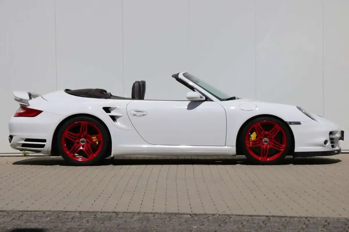 Gebraucht Porsche 997 Turbo 480 PS (353 kW) 2008 Weiß Cabrio