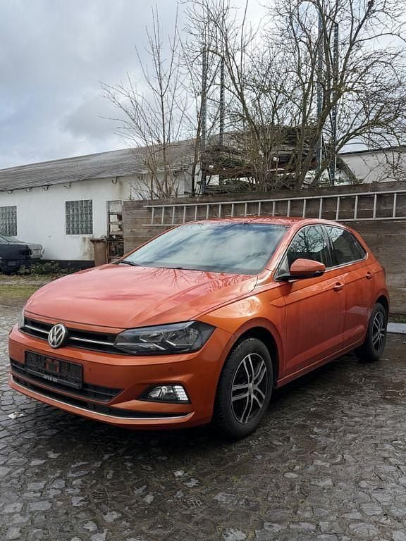 Gebraucht VW Polo Highline 116 PS (85 kW) 2019 Orange Kleinwagen