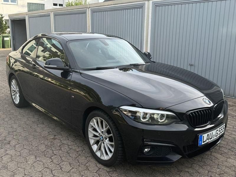 Schwarz Gebraucht 2019 BMW 218 M Sport Coupé | 18.950 € (Superpreis) - Bild 1/4