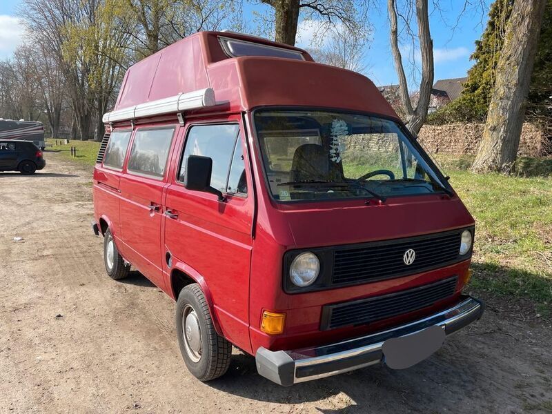 Rot Gebraucht 1985 VW T3 Van | 19.850 € - Bild 1/4