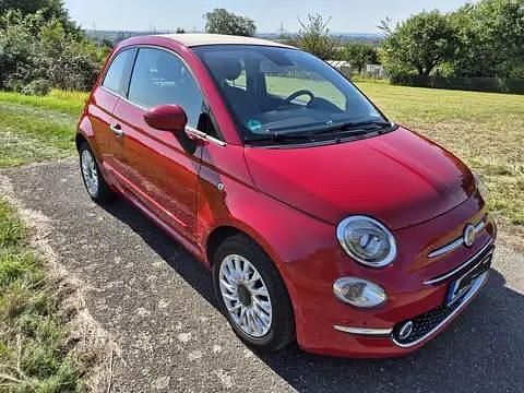 Rot Gebraucht 2019 Fiat 500C Lounge Cabrio | 15.450 € (Fairer Preis) - Bild 1/4