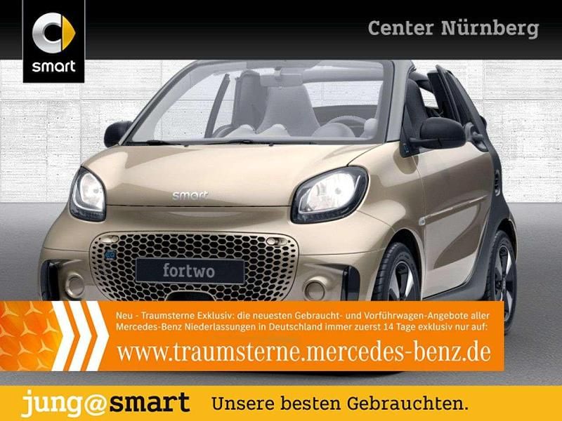 Beige Gebraucht 2021 Smart ForTwo Electric Drive Cabrio | 11.390 € (Fairer Preis) - Bild 1/3