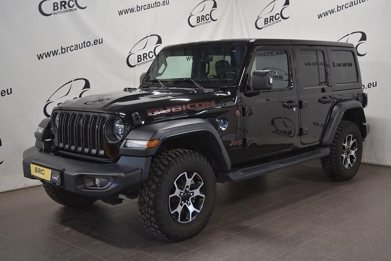 Schwarz Gebraucht 2020 Jeep Wrangler Unlimited Rubicon SUV | 38.900 € (Superpreis) - Bild 1/4