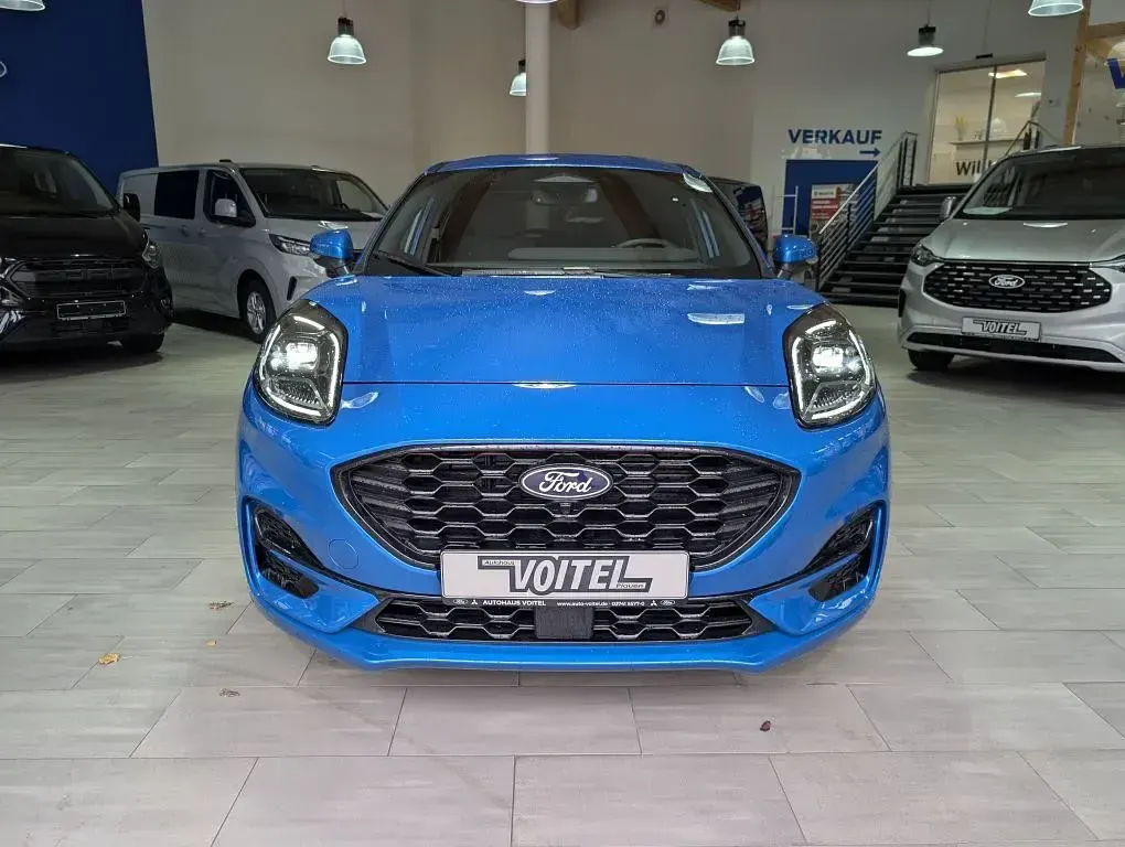 Ny Ford Puma ST-Line 125 HK (91 kW) 2025 Blå SUV