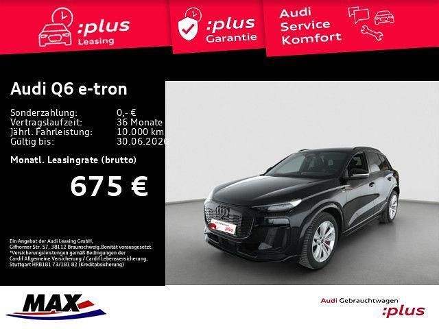 Gebraucht Audi Q6 e-tron S-Line 284 kW (387 PS) 2025 Mythosschwarz metallic (metallic) SUV