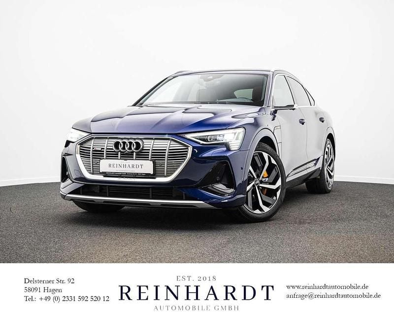 Navarrablau metallic Gebraucht 2022 Audi e-tron Sportback S-Line SUV | 38.525 € (Superpreis) - Bild 1/3
