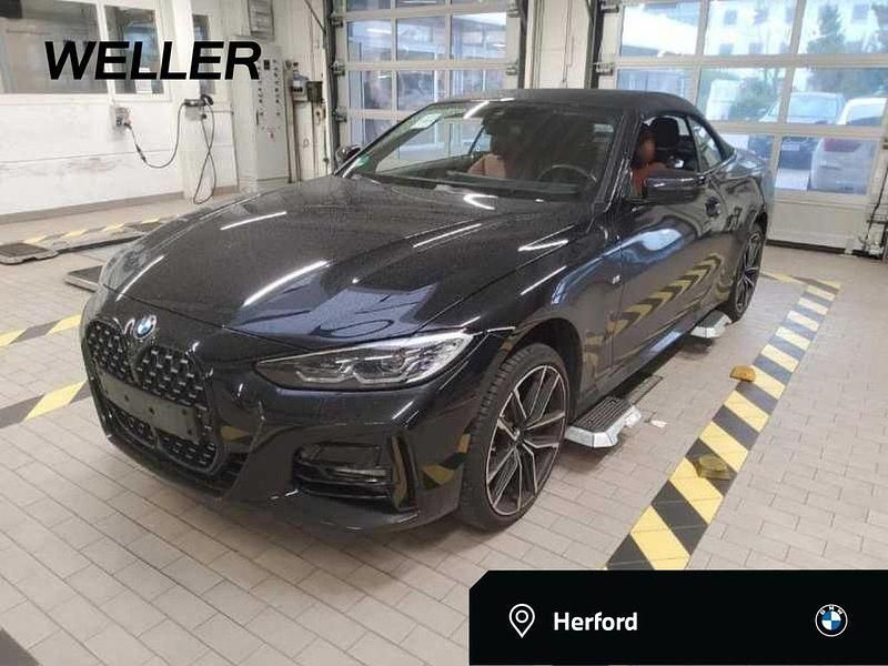 Black sapphire (schwarz) Gebraucht 2023 BMW 420 M Sport Cabrio | 46.400 € (Etwas zu teuer) - Bild 1/4