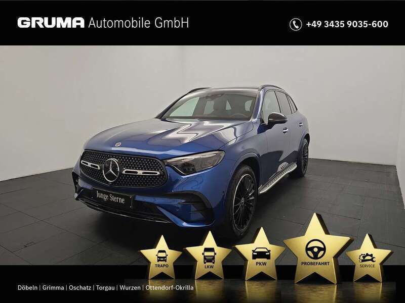 lack spektralblau Gebraucht 2023 Mercedes GLC300 AMG SUV | 67.990 € (Teuer) - Bild 1/4