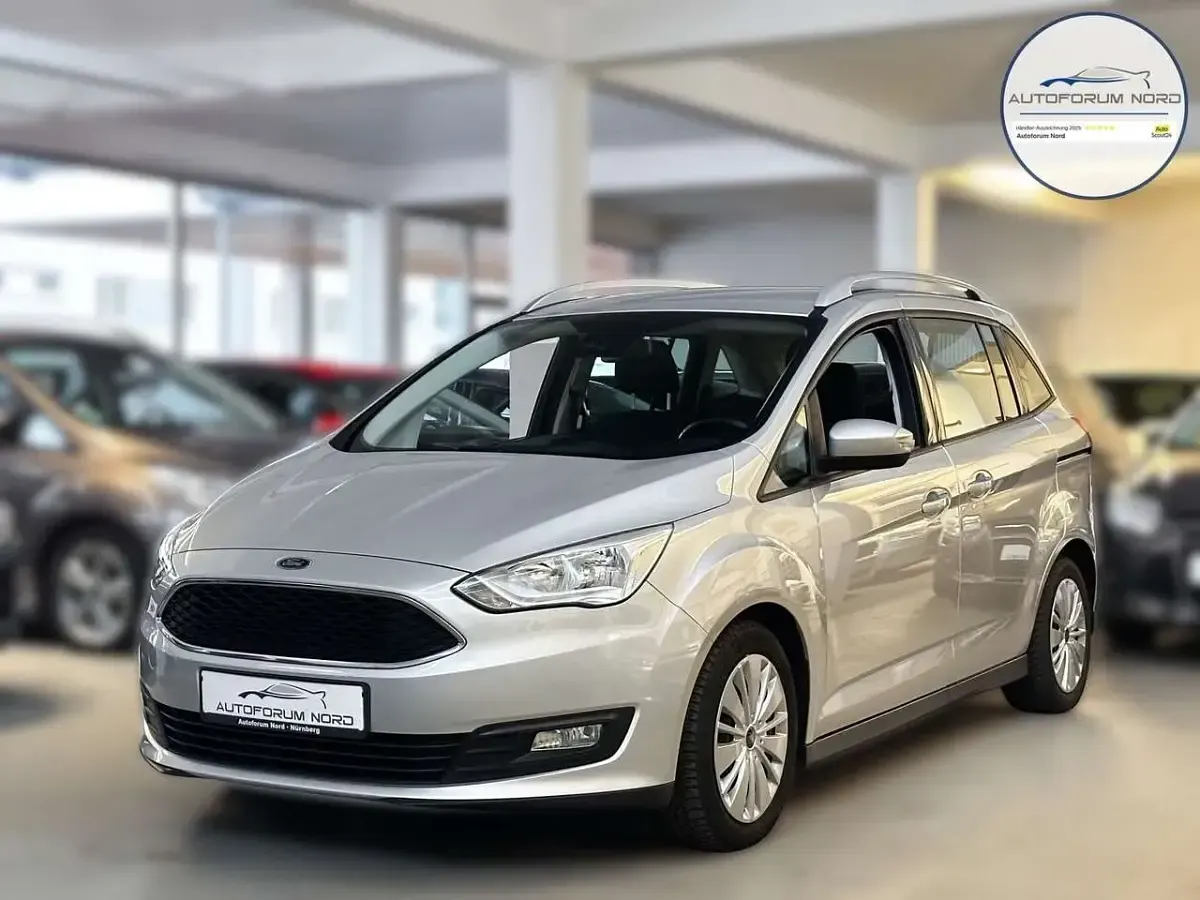Gebraucht Ford Grand C-Max Trend 125 PS (91 kW) 2016 Silber Van / Kleinbus