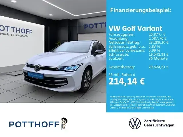 Gebraucht VW Golf VIII Goal 116 PS (85 kW) 2025 Kombi
