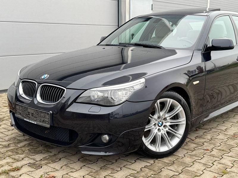 Schwarz Gebraucht 2007 BMW 530 M Sport Limousine | 10.990 € (Etwas zu teuer) - Bild 1/4