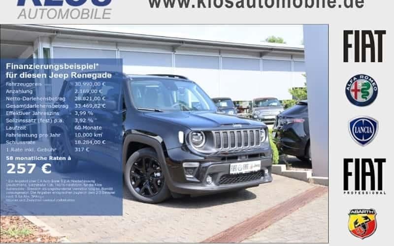 Blau Neu 2025 Jeep Renegade Summit SUV | 30.990 € (Guter Preis) - Bild 1/4