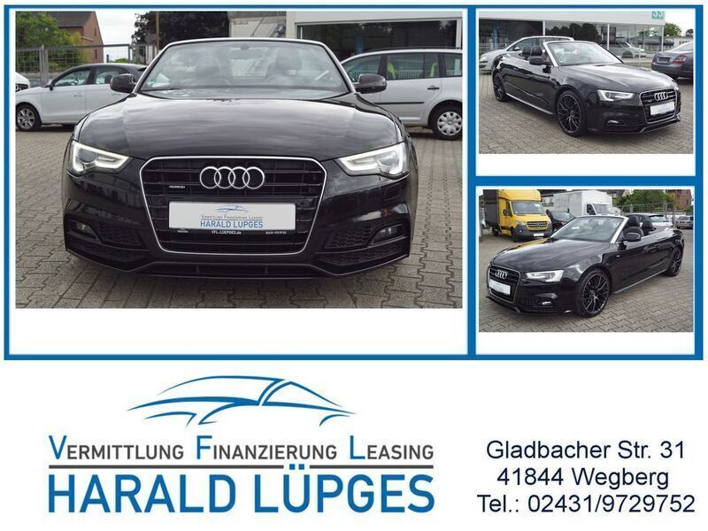 Schwarz Gebraucht 2016 Audi A5 Cabriolet S-Line Cabrio | 19.950 € (Fairer Preis) - Bild 1/4