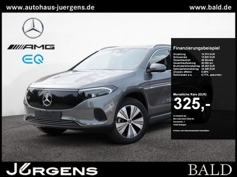 Grau metalliclack mountaingrau Gebraucht 2024 Mercedes EQA300 Progressive SUV | 37.840 € (Etwas zu teuer) - Bild 1/4