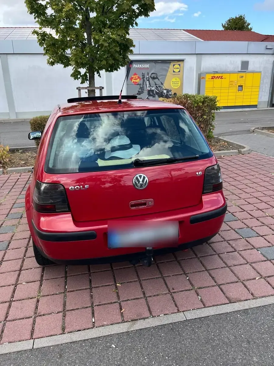 Gebraucht VW Golf IV 2001 Rot Kleinwagen