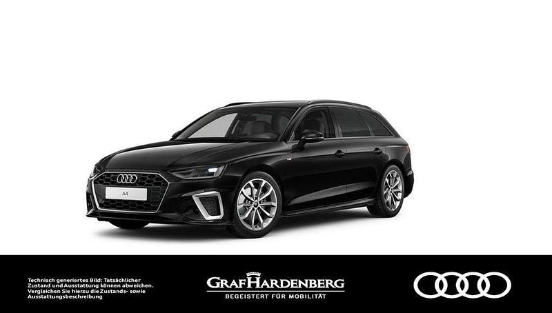 Mythosschwarz metallic Gebraucht 2023 Audi A4 S-Line Kombi | 28.480 € (Guter Preis) - Bild 1/4