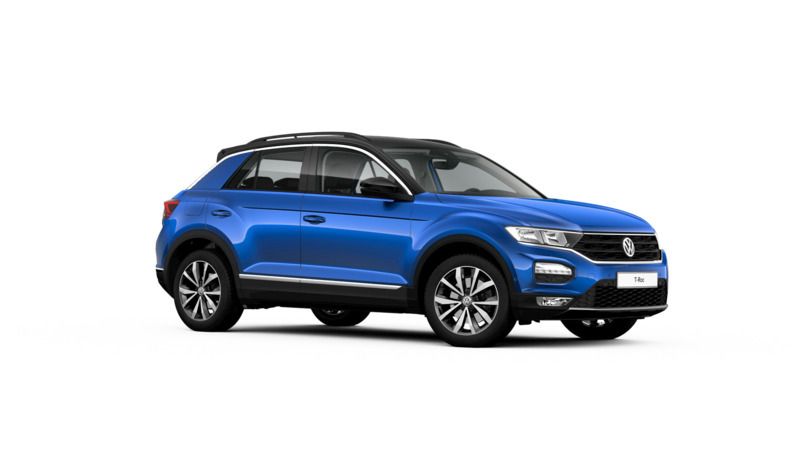 Blau Gebraucht 2018 VW T-Roc Style SUV | 15.240 € (Fairer Preis) - Bild 1/3