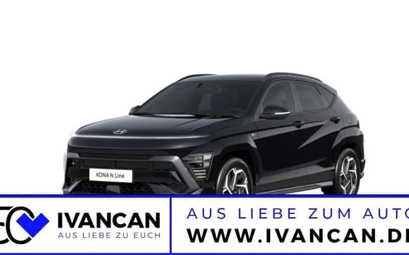 Abyss black Neu 2025 Hyundai Kona N Line SUV | 30.790 € (Guter Preis) - Bild 1/4