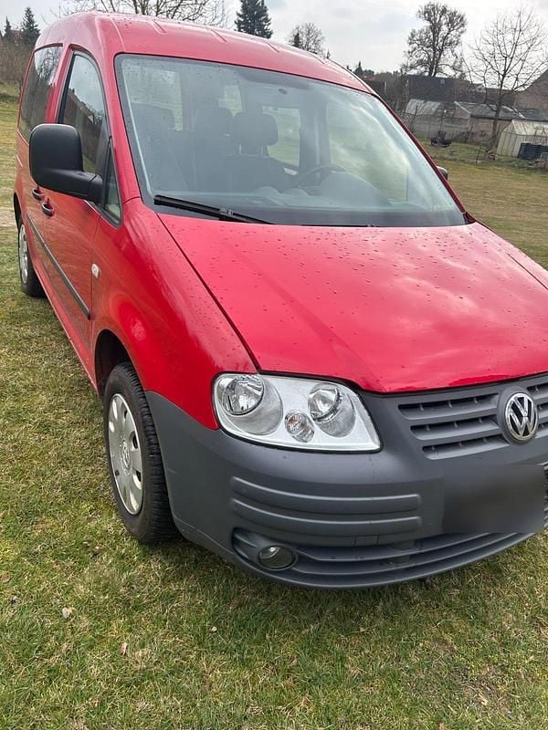 Gebraucht VW Caddy 75 PS (55 kW) 2006 Rot Van / Kleinbus