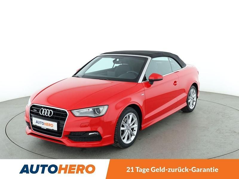 Rot Gebraucht 2016 Audi A3 Cabriolet Attraction Cabrio | 17.300 € (Guter Preis) - Bild 1/3