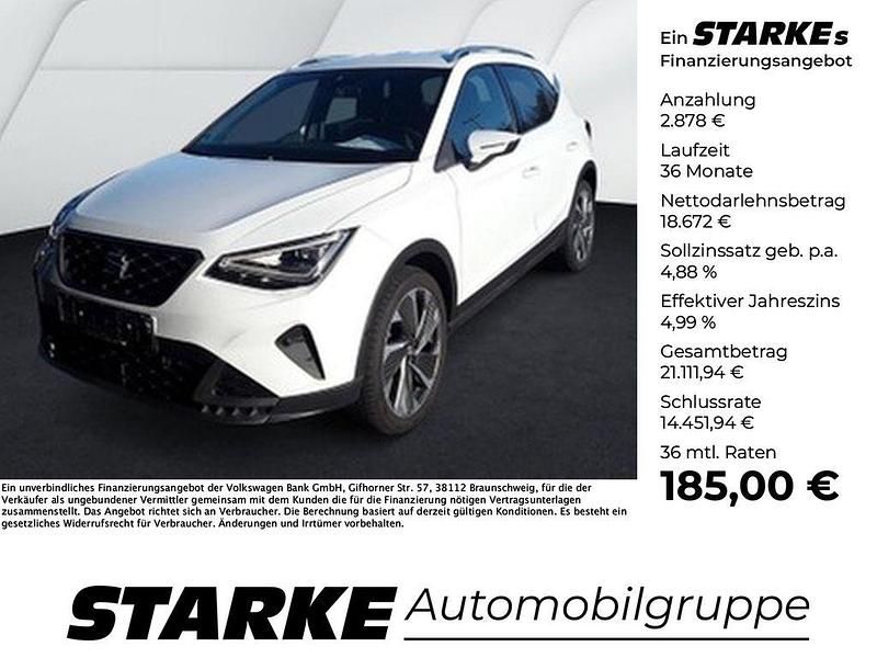 Weiß Gebraucht 2022 Seat Arona FR SUV | 21.550 € (Guter Preis) - Bild 1/4