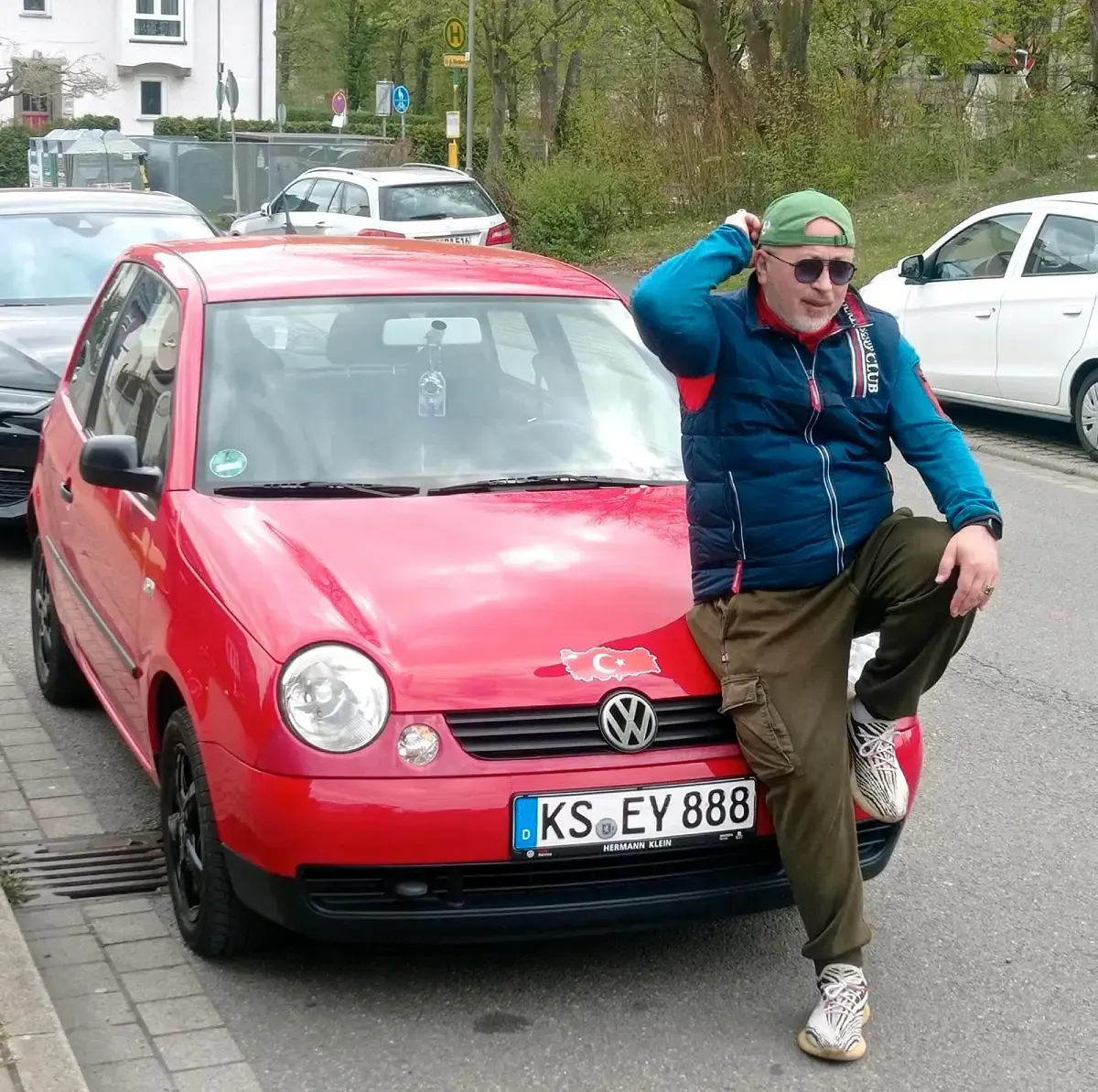 Brugt VW Lupo 60 HK (44 kW) 2004 Rød Hatchback
