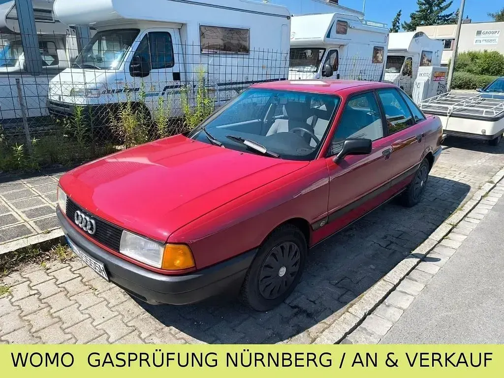 Gebraucht Audi 80 75 PS (55 kW) 1987 Rot Limousine