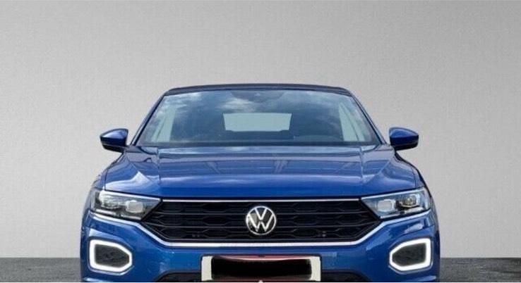 Blau Gebraucht 2020 VW T-Roc Cabriolet Cabrio | 22.200 € (Superpreis) - Bild 1/4