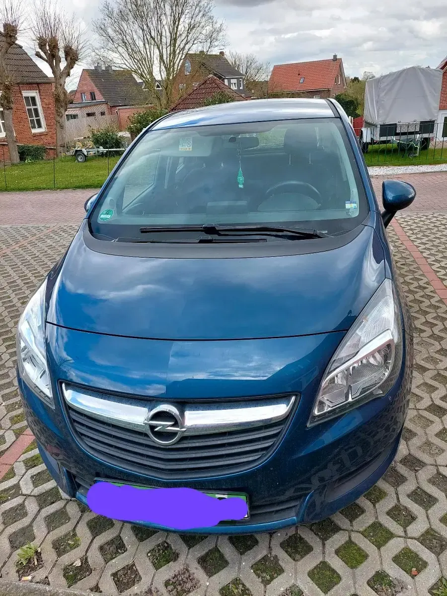 Gebraucht Opel Meriva Eco 101 PS (74 kW) 2015 Blau Van / Kleinbus