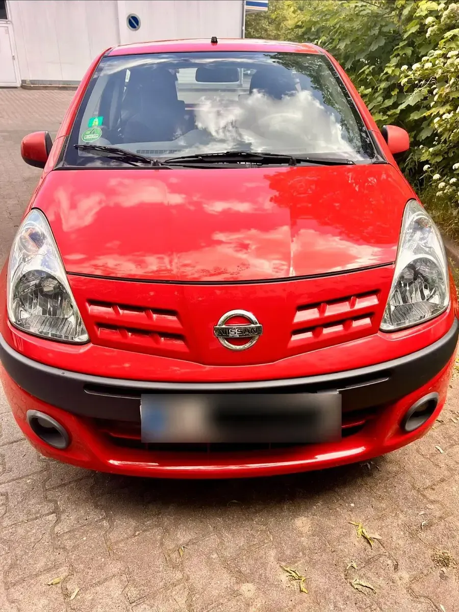 Gebraucht Nissan Pixo Visia 68 PS (50 kW) 2008 Rot Kleinwagen