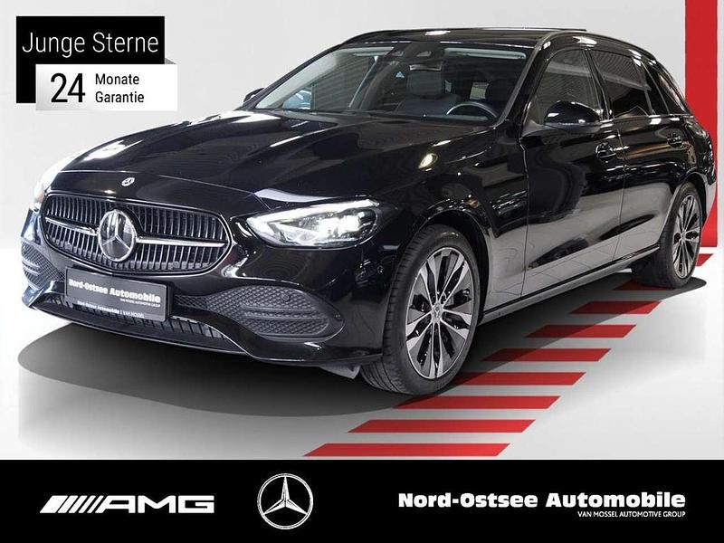 Metalliclack obsidianschwarz Gebraucht 2022 Mercedes C300e Avantgarde Kombi | 33.890 € (Fairer Preis) - Bild 1/4