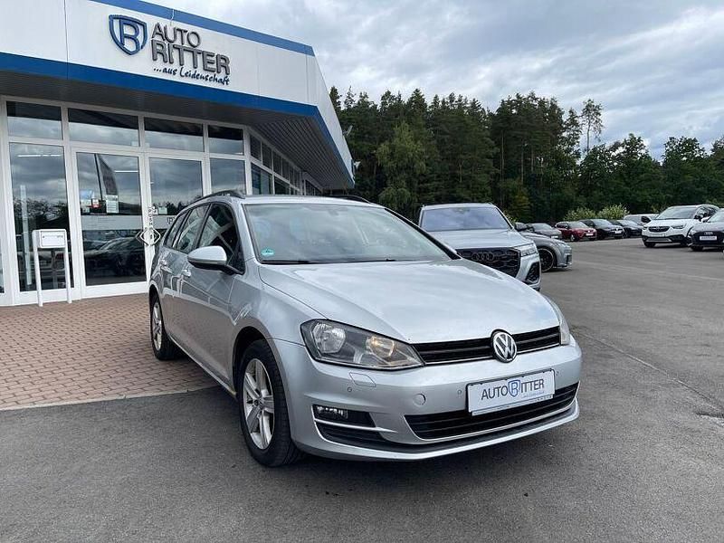 Grau Gebraucht 2014 VW Golf VII Comfortline Kombi | 4.790 € (Guter Preis) - Bild 1/4