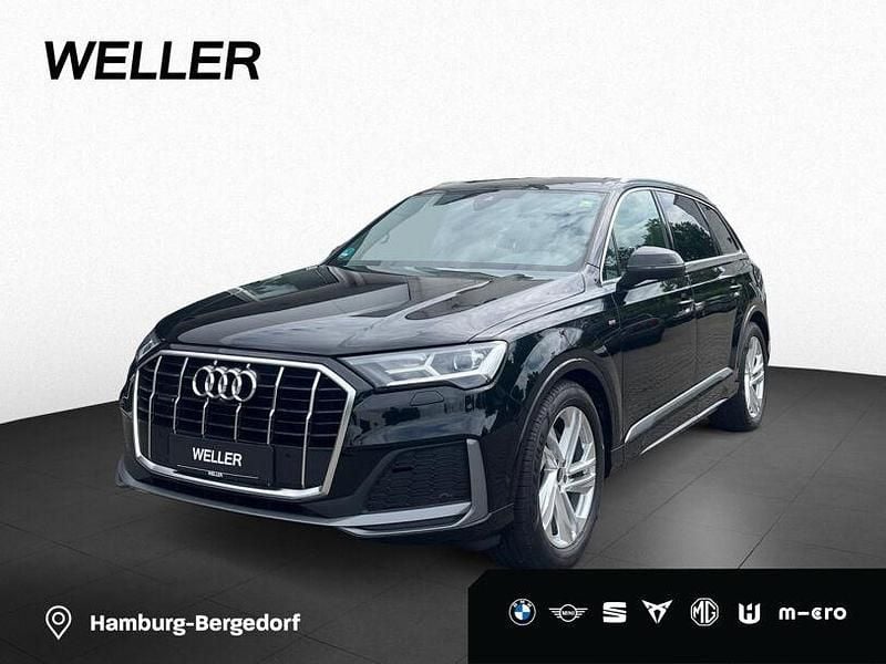 Schwarz Gebraucht 2024 Audi Q7 S-Line SUV | 59.990 € - Bild 1/4