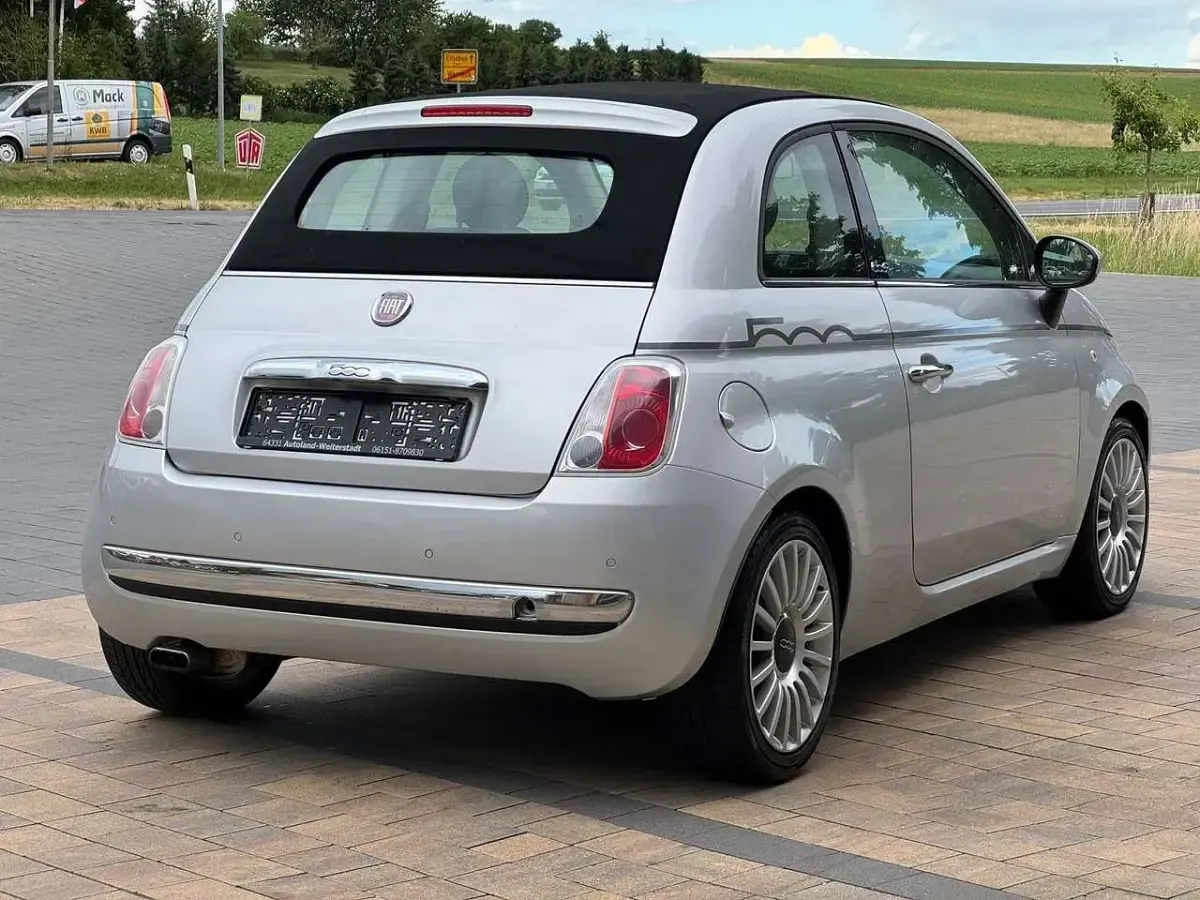 Gebraucht Fiat 500 Lounge 69 PS (50 kW) 2011 Grau Cabrio