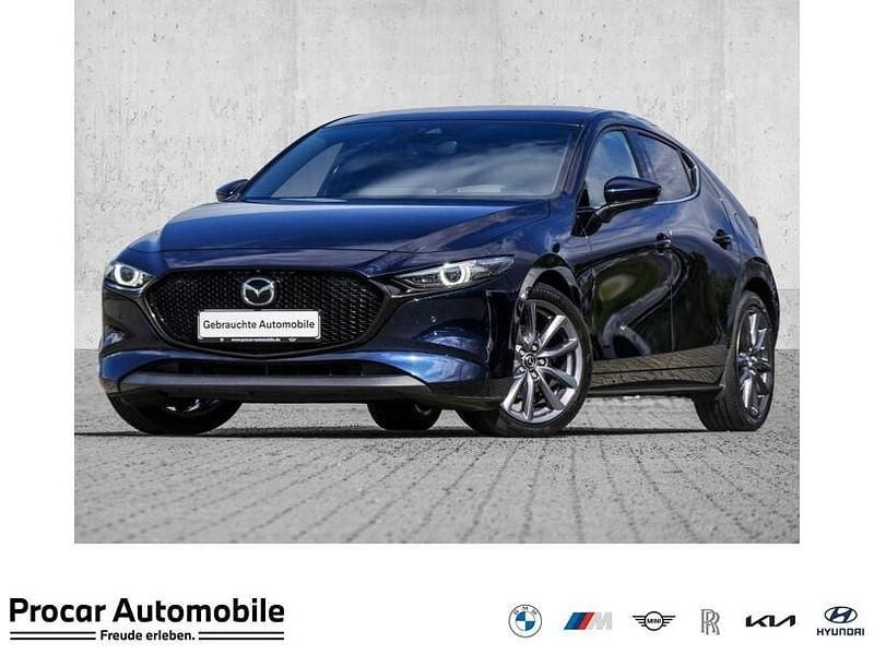 Blau Gebraucht 2019 Mazda 3 Selection Limousine | 18.990 € (Fairer Preis) - Bild 1/4