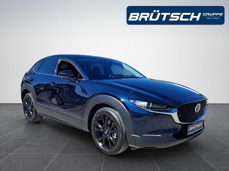 Deep crystal blue metallic Gebraucht 2025 Mazda CX-30 Homura-Line SUV | 29.790 € - Bild 1/4