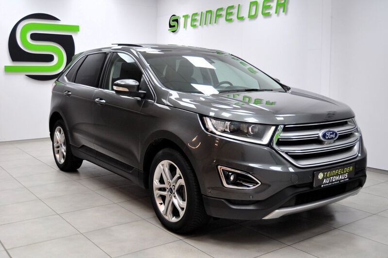 Magneticgrau (metallic) Gebraucht 2017 Ford Edge Titanium SUV | 18.990 € (Fairer Preis) - Bild 1/4