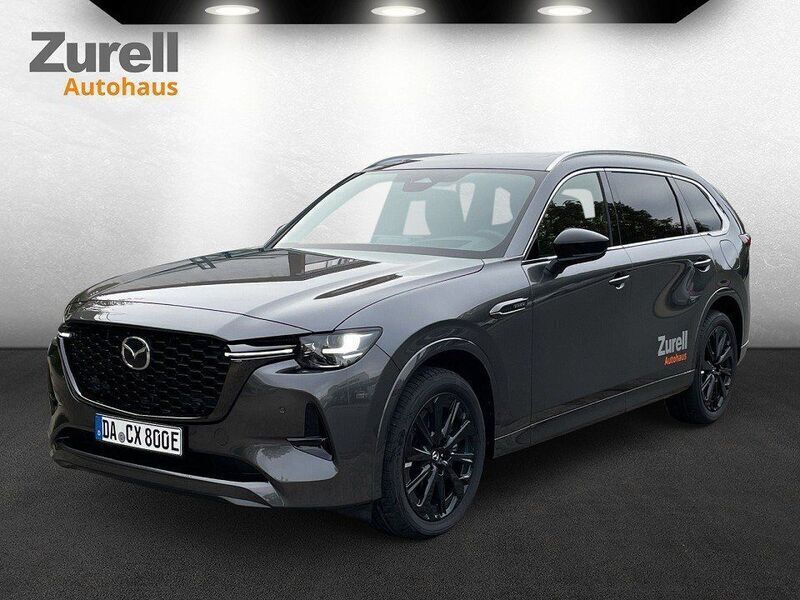 Machine gray Gebraucht 2024 Mazda CX-80 Homura-Line SUV | 51.980 € (Guter Preis) - Bild 1/4