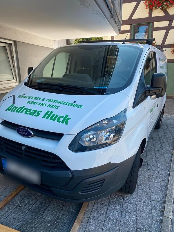 Weiß Gebraucht 2016 Ford Transit Custom Van / Kleinbus | 10.500 € - Bild 1/4