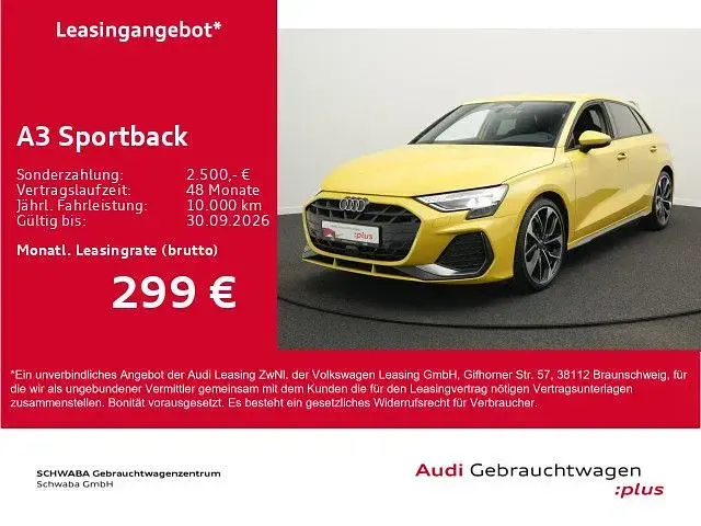 Gebraucht Audi A3 S-Line 150 PS (110 kW) 2025 Pythongelb metallic Limousine