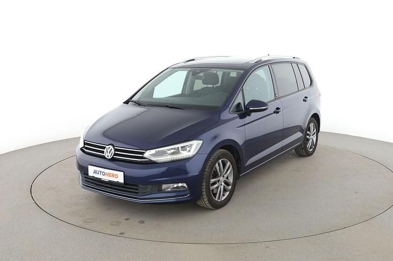 Gebraucht VW Touran Sound 150 PS (110 kW) 2017 Blau Van / Kleinbus