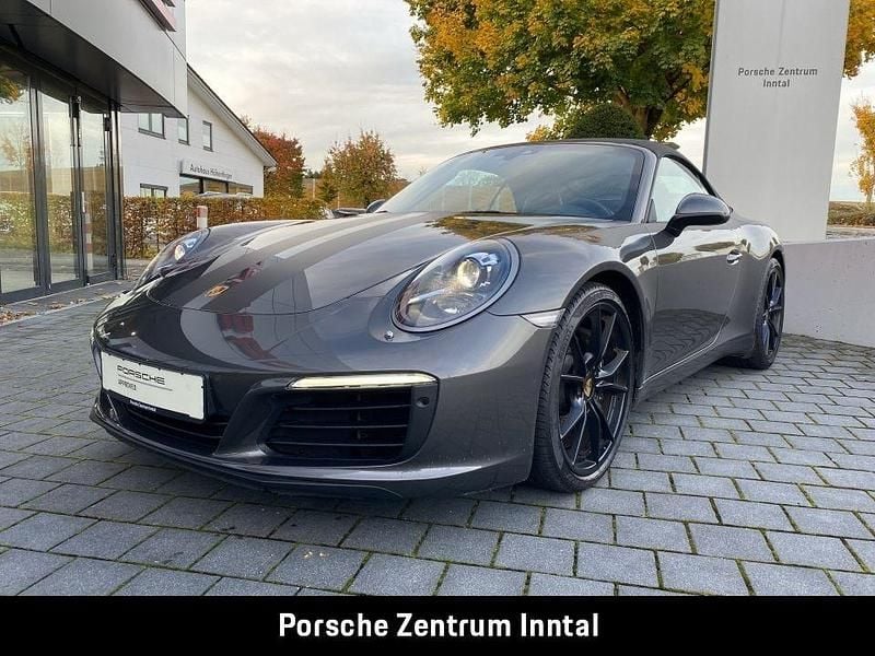 Grau Gebraucht 2018 Porsche 911 Carrera Cabriolet Cabrio | 99.890 € (Etwas zu teuer) - Bild 1/4