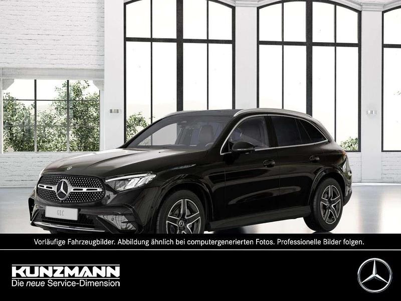 Obsidianschwarz metallic Gebraucht 2025 Mercedes GLC220 AMG SUV | 58.490 € (Superpreis) - Bild 1/4