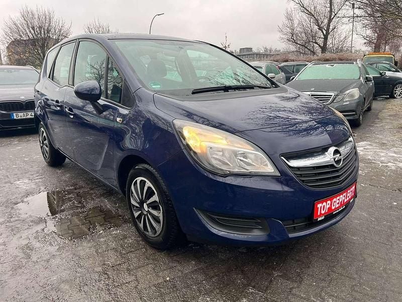 Royal blau (s2) Gebraucht 2015 Opel Meriva Selection Van / Kleinbus | 4.999 € (Guter Preis) - Bild 1/4