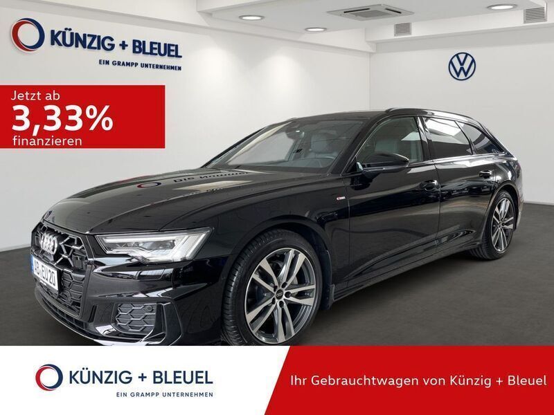Brillant schwarz Gebraucht 2024 Audi A6 S-Line Kombi | 56.970 € - Bild 1/4
